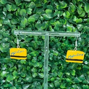 NYC metrocard earrings